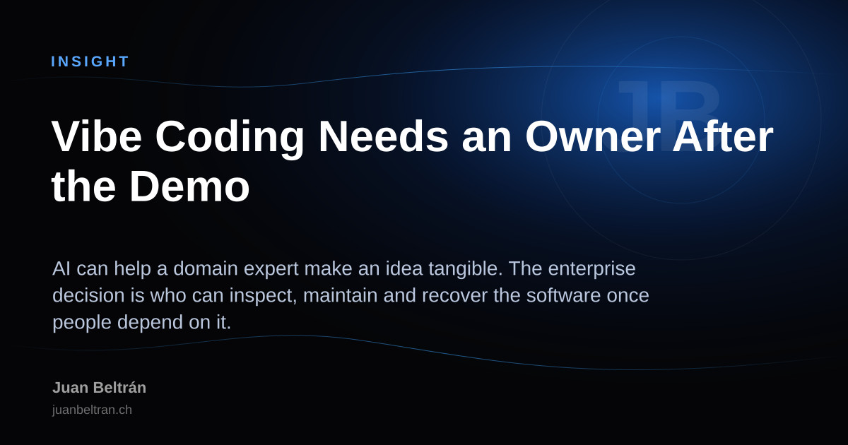 The Vibe Coding Revolution: What It Actually Means for Enterprise ...